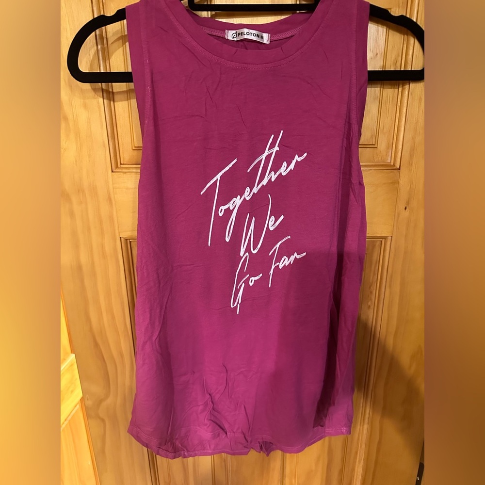 Peloton Magenta Tank Top